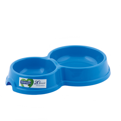 Миска подвійна №1 для кота