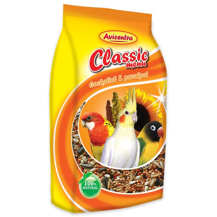 Авічентра Classic корм для середніх папуг, 1 кг