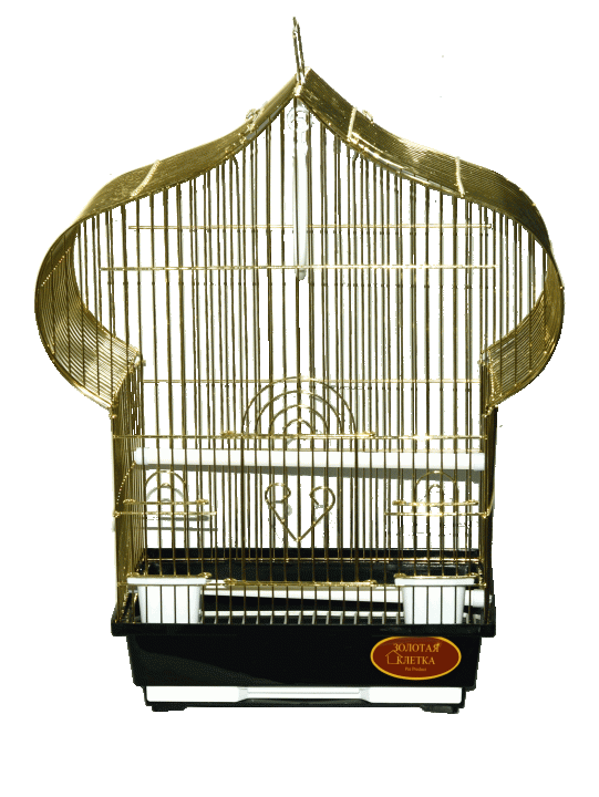 Клітка для птахів золото РІКА, 40х23х50см