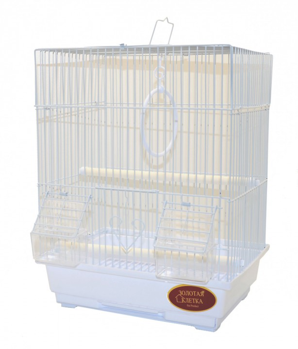 Клітка для птахів фарба квадрат, 30х23х39 см