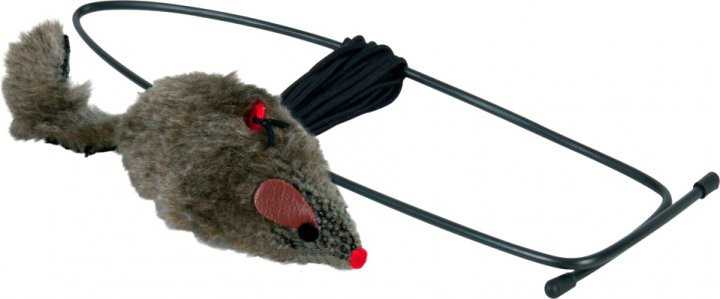 Миш пухнаста на резинці, 8см /1.9м