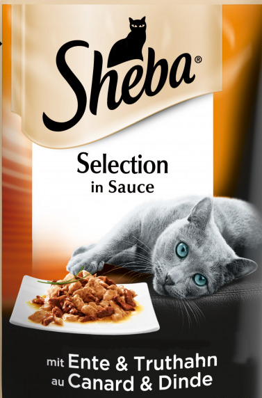 Sheba Плежер качка/індик, 85 г