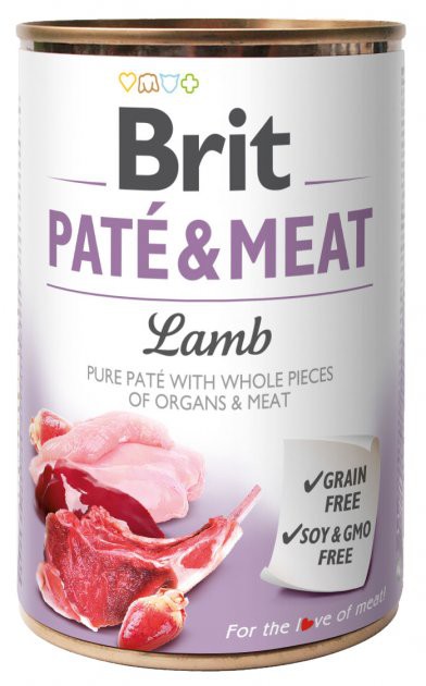 Консерви Brit Pate&Meat Dog ягня, 400г