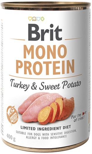 Консерви Brit Mono Protein Dog індик/картопля, 400г