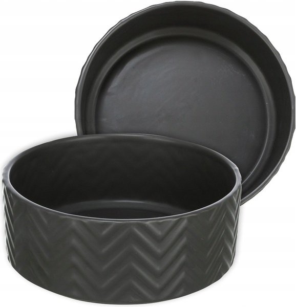 Миска керамічна для собак з декором, 400мл