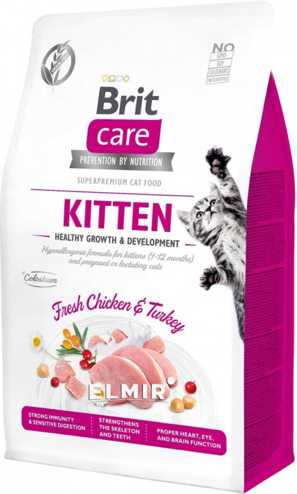 Brit Care Kitten Growth & Developmen для кошенят з куркою, 400г