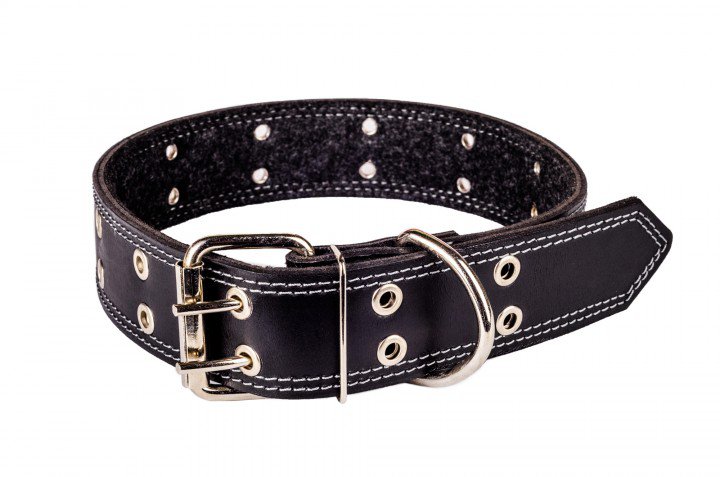 Нашийник шкіряний, 35мм/65-75см