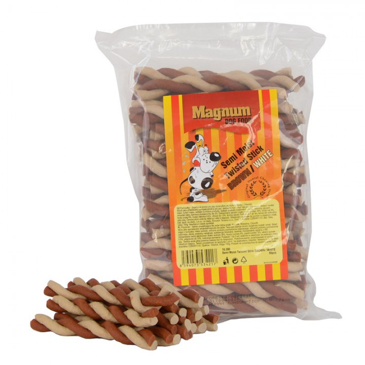 Паличка кручена, коричнево/біла, 50 шт/уп