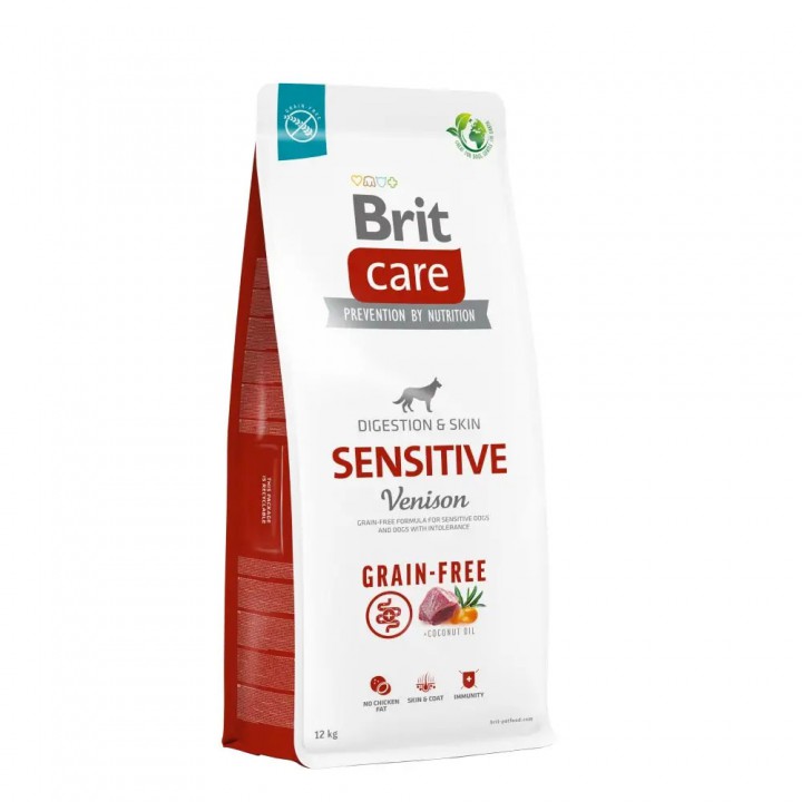 Brit Care Dog Adult Sensitive Грейн-фрі оленина, 12кг (172210)