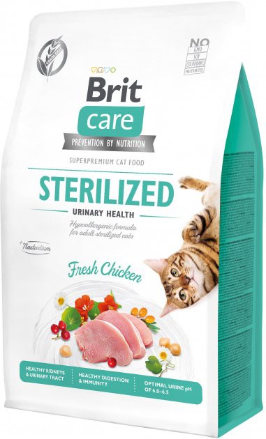 Brit Care Cat Sterilized Urinary (для стерилізованих), 400г