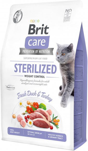 Brit Care Cat Sterilized Weight Control (контроль ваги для стерилізованих), 2кг