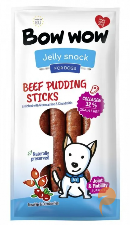 Ковбаски яловичина, шипшина, 30см, 6шт/уп