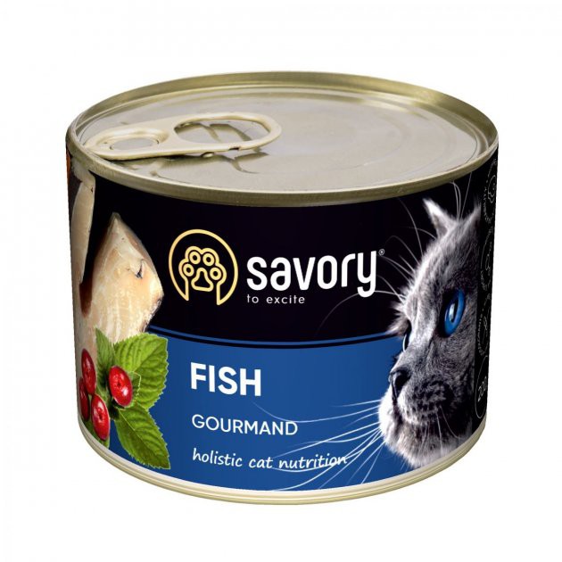 Консерви Savory Cat Вибагливі риба, 200г