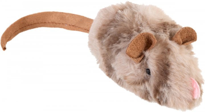 Іграшка для кота Миша GiGwi Melody Chaser зі звуковим чіпом тектиль, 7см