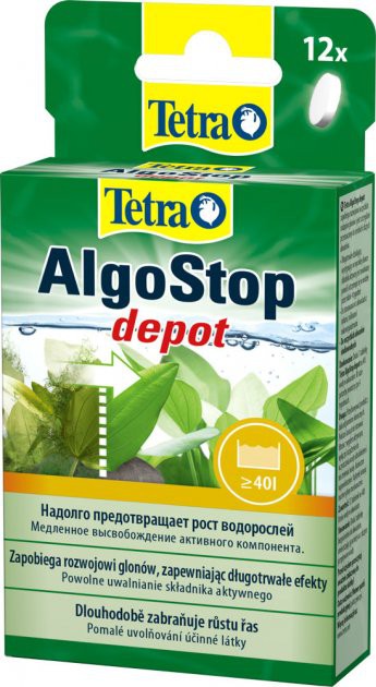 Tetra Aqua ALGOSTOP deport проти водоростей тривалої дії, 12шт/уп
