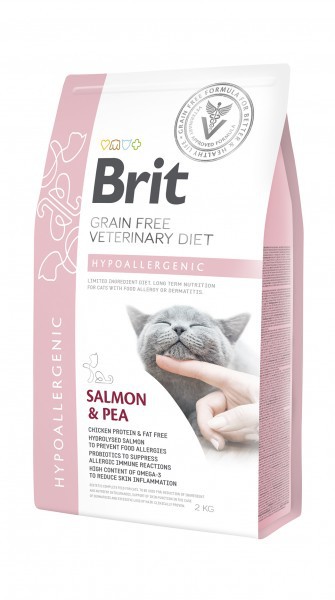 Brit Veterinary Diets Cat Hypoallergenic, 2кг