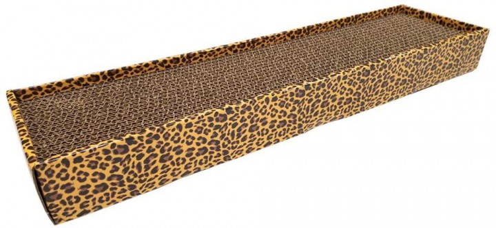 Дряпка гофрований картон ANIMALIER леопард CROCI, 48х12х5см