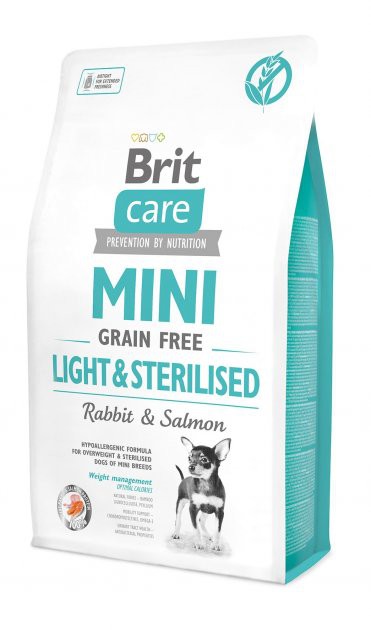 Brit Care Dog Mini Light&Sterilised для собак контроль ваги, 2 кг