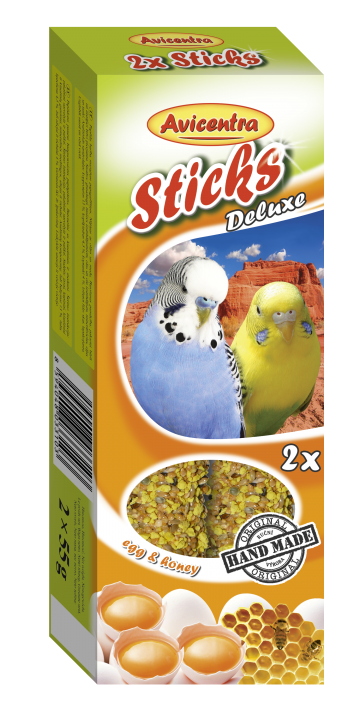 Крекер Авічентра для хвилястих папуг мед/яйце, 2шт/110г