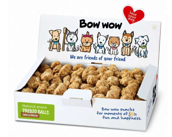 Bow wow Натуральні кульки з легенями, 900г
