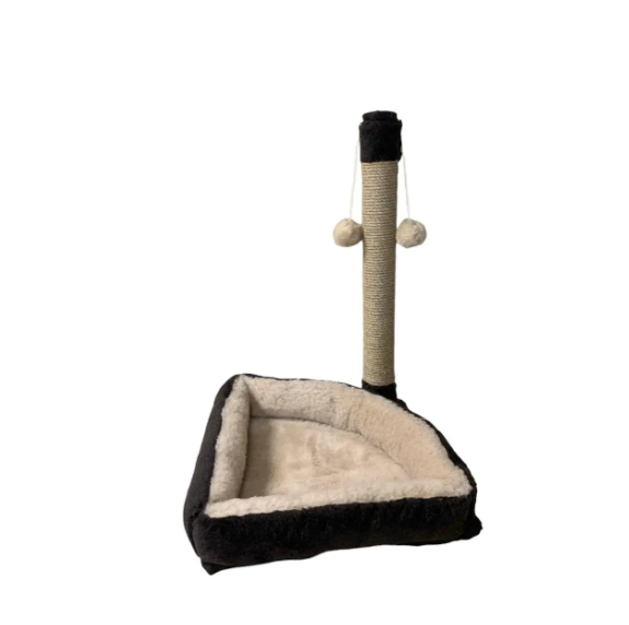 Дряпка Феліта кутова з диваном, 40х55х62 см