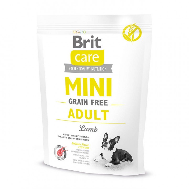 Brit Care Dog Mini Adult для собак малих порід ягня, 400 г