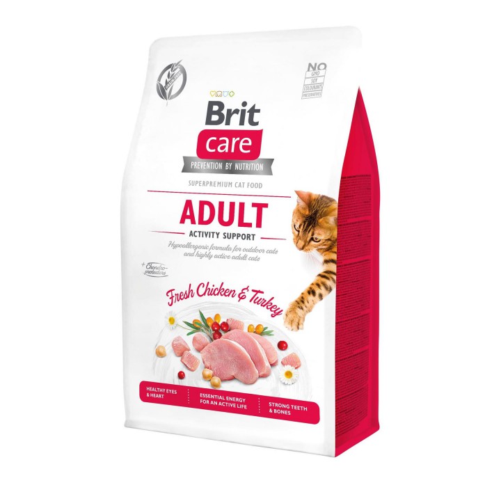 Brit Care Cat Activity Support (для активних котів), 400г