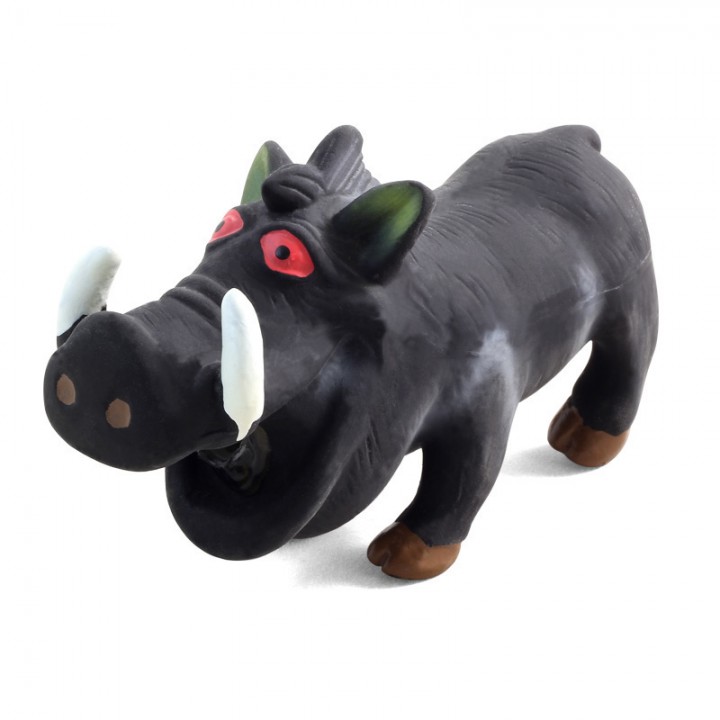 Дикий кабан хрюкаючий латекс, 18см (0011)