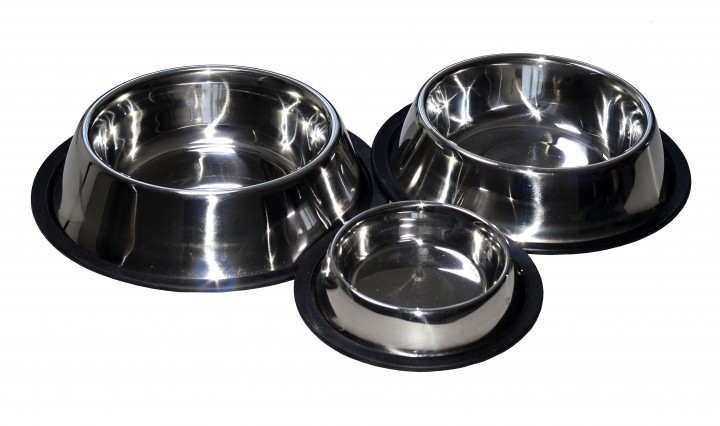 Миска метал на резині, 1.8л/30см