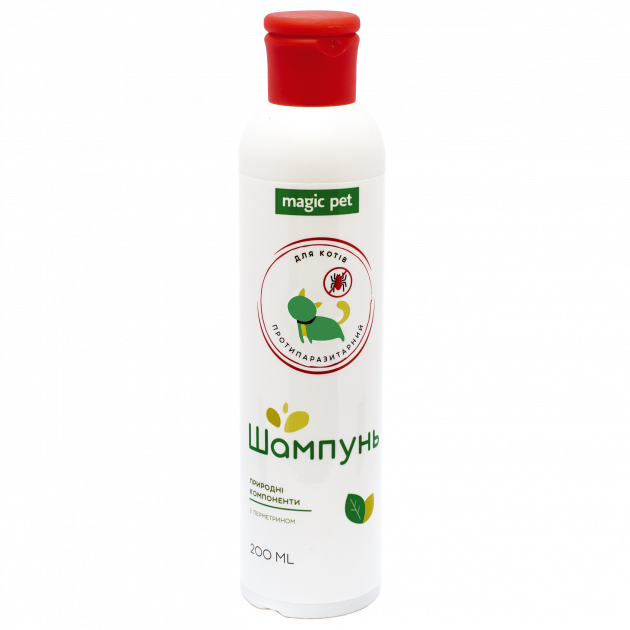 Шампунь MagicPet для котів Протипаразитарний, 220мл
