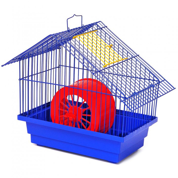 Клітка "ХАТИНКА" фарба, 28х18х29 см