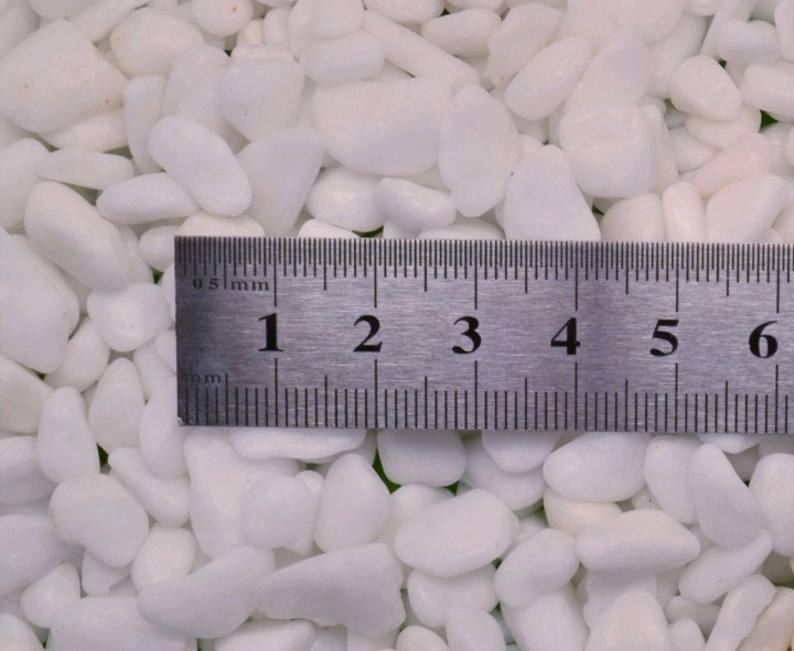 Грунт білий окатаний 5-8мм, 10кг