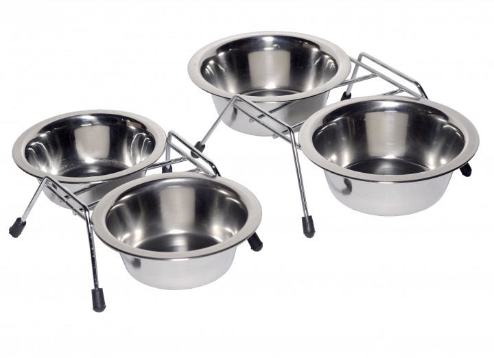 Миска на підставці, 2x0.2л