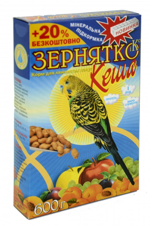 Зернятко для папуг Кеша, 600г