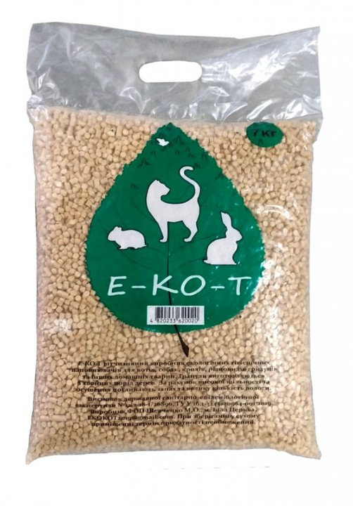 Гранула дерев'яна Е-Ко-Т, 7 кг