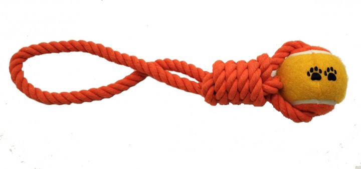 Канат грейфер + тенісний м'яч, 6см/30см