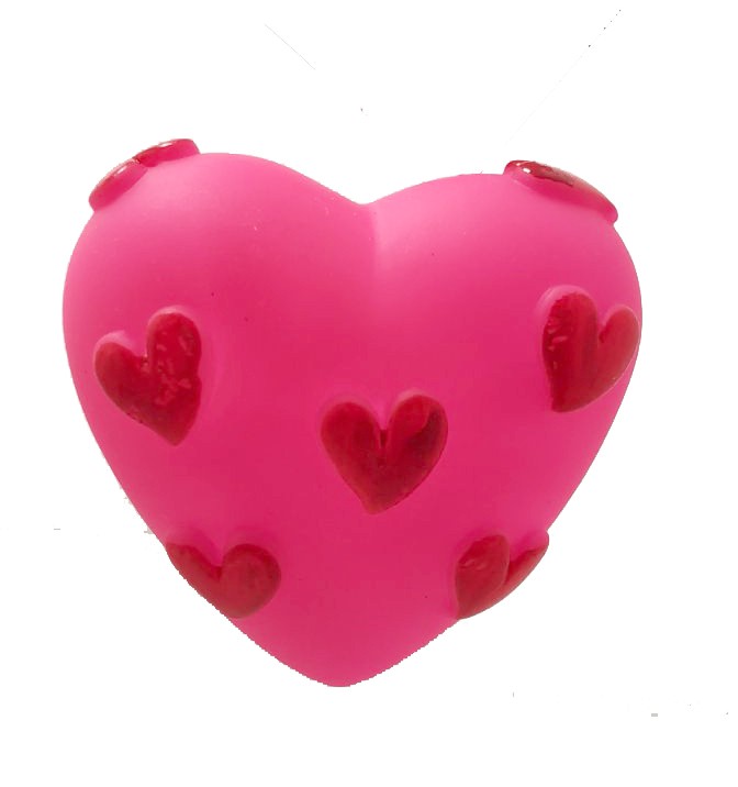 Сердечко вінілове, 8x7x5 см