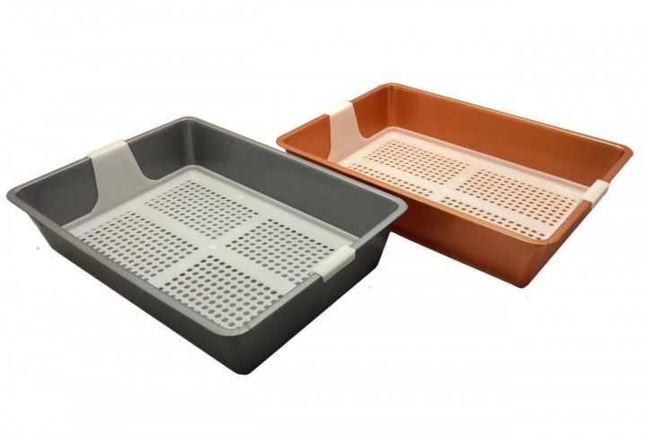 Туалет для кота з сіткою Polly, 40х29х10см