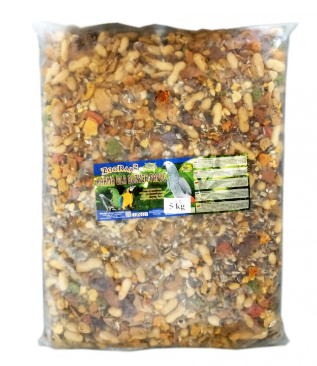 Зоорай корм для великих папуг, 5кг