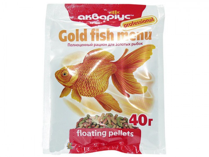 Меню для золотих рибок 40г