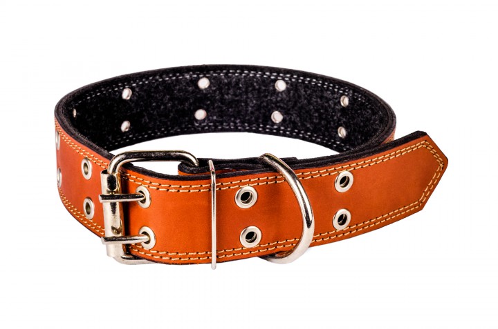Нашийник шкіра "HAPPY" безрозмірний, 45мм/80см