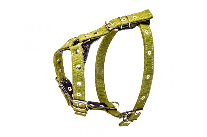 Нагрудник брезент+шкіра тяговий, 25 мм