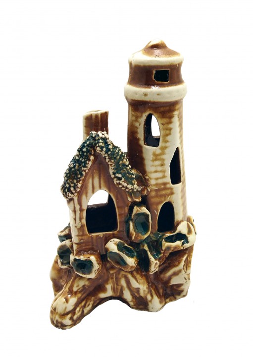 Маяк з будиночком, 16х20 см