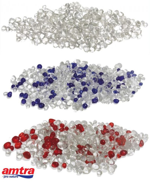 Грунт CRYSTAL SAND прозоро/синій, скло