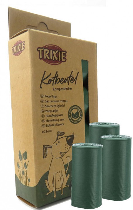 Пакети для фекалій біорозкладні, 10х10шт