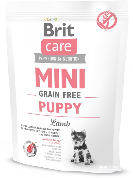 Brit Care Mini Puppy для цуценят малих порід ягня, 400 г