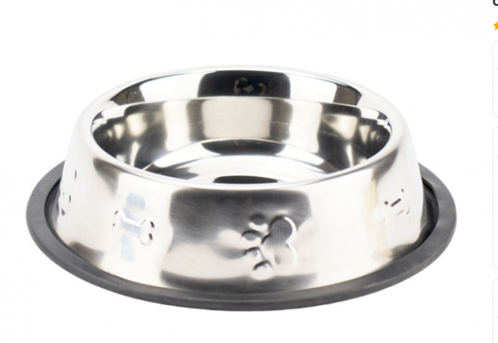 Миска метал Agility на резині з тисненням, 700мл/21 см