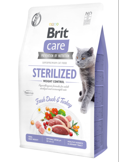 Brit Care Cat Sterilized Weight control, 7кг