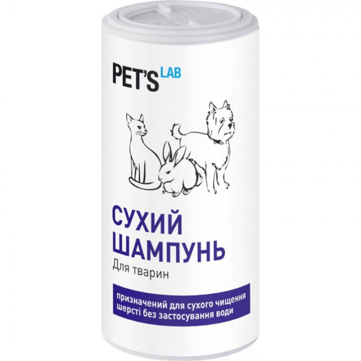 Сухий шампунь Pet'sLAB, 365 г