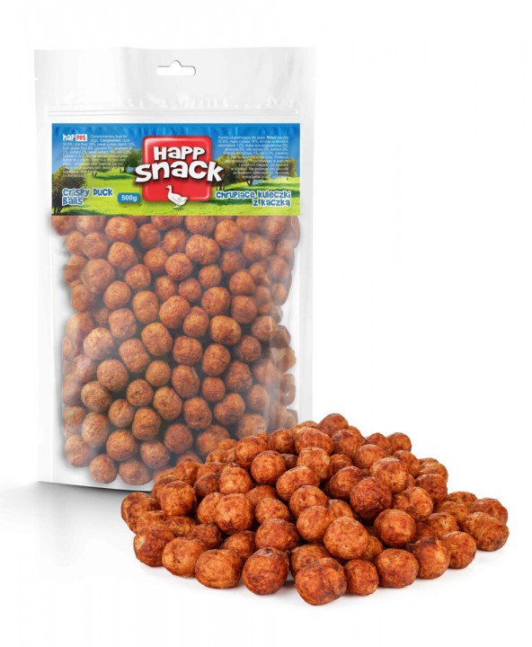 Ласощі д/собак Кульки качині, 500 г